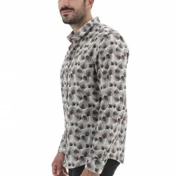 Camicia Manica Lunga Fantasia All Over Brango Uomo -Lacoste shop 1ca7be7a37cc32c2a70d76c45cf3de1f