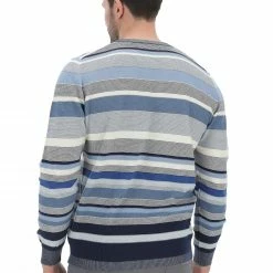 Magliocnino Girocollo Re Del Mare Uomo Con Lavorazione Punto Riso A Righe -Lacoste shop 1d3ace404d440d2c0e340e3da90974c2