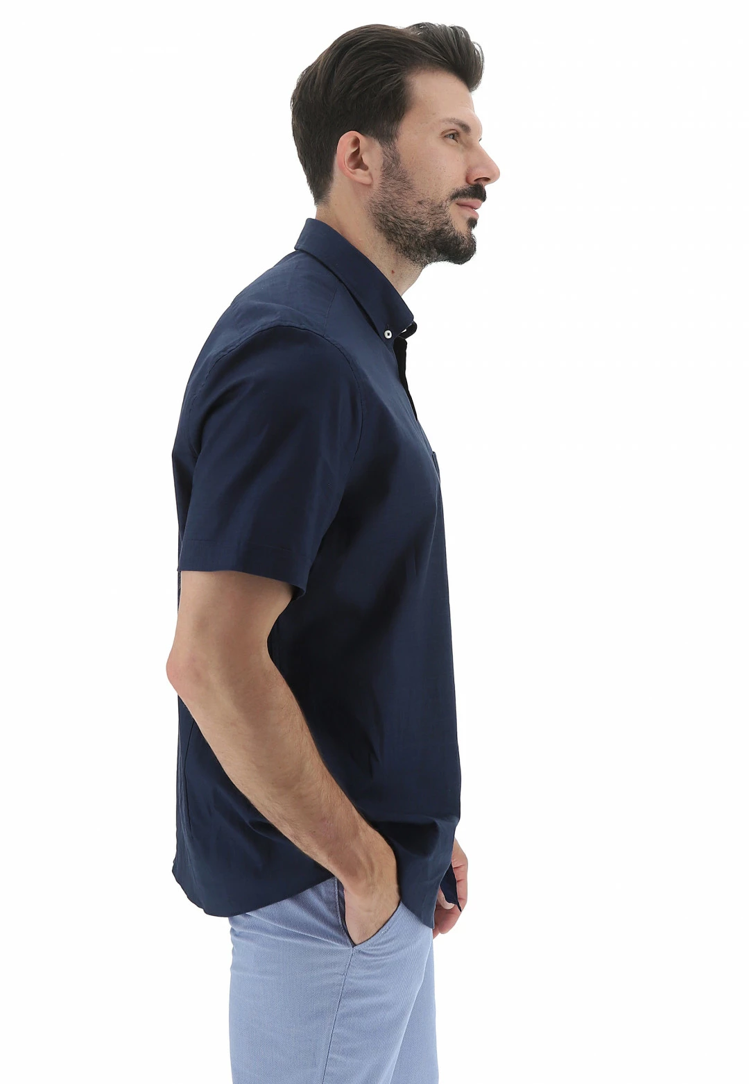 Camicia Bugatti Uomo Mezza Manica In 100% Cotone 9 Camicia Bugatti Uomo Mezza Manica In 100% Cotone - immagine 7