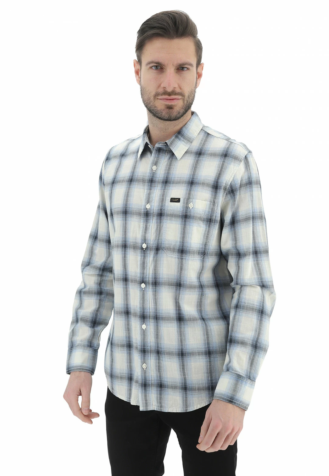 Camicia Uomo Lee In Cotone A Quadri Regular Fit 3 Camicia Uomo Lee In Cotone A Quadri Regular Fit