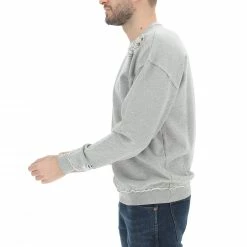 Felpa Girocollo Con Rotture Age In Cotone Garzato -Lacoste shop 1eddba6fc597bfad4ff0d9a477b059d8