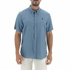 Camicia A Maniche Corte Timberland Misto Lino Art. A2dqz -Lacoste shop 1f955a107fa78ac0731788fa6cea18bd