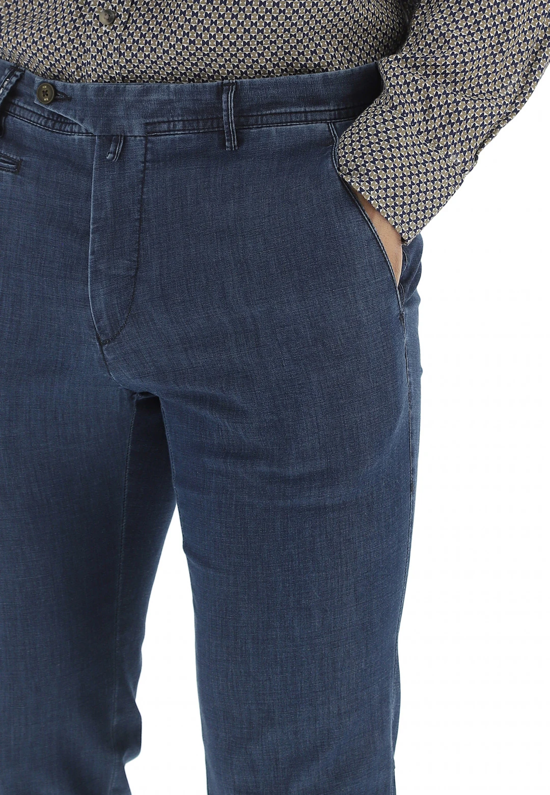 Pantalone Effetto Denim Rotte Mediterranee Art. Rmcamposd4 6 Pantalone Effetto Denim Rotte Mediterranee Art. Rmcamposd4 - immagine 4