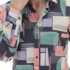 8.9 OTTOPUNTONOVE Camicia In Cotone Fantasia Riquadri Colorati -Lacoste shop 213950db2b26f4a2328973594040699e