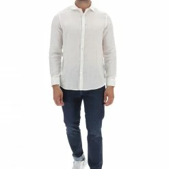 EKS Camicia In Lino Manica Lunga èks Uomo 15 EKS Camicia In Lino Manica Lunga èks Uomo -Lacoste shop 21438b8381e92788ffffa3a92058bab0