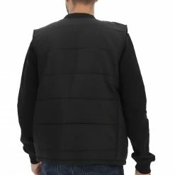 Gilet Smanicato Blend In Tinta Unita Con Tasche Sul Petto E A Filo Sul Fondo -Lacoste shop 219ce5daaee0ac5d64e92989cf6a3737