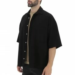 Camicia Over Catch Uomo Effetto Lino Con Manica Scesa E Taschino -Lacoste shop 222c5ecc109a56e084b19850ac4be03d