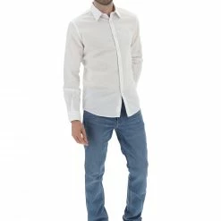 Camicia Age Uomo Tinta Unita In Cotone Con Tramatura Ruvida -Lacoste shop 228da8d2313f2b256a5963a20a29e6a5