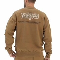 Felpa Girocollo Felpata Comme Des Fuckdown Con Logo Fronte E Retro -Lacoste shop 22926d1b786b725b8f68910e0a59ccdf