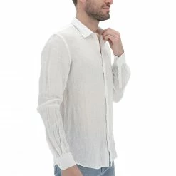 Gaudi Camicia Gaudì Misto Lino Art. 311gu45006 -Lacoste shop 22afce5c105b89dacc4affcff89653a2