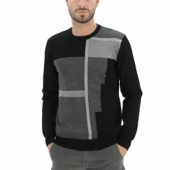 Key Jey Girocollo Misto Viscosa In Fantasia Quadri Keyjey -Lacoste shop 23210c3c36044dbbebac6969ace8bda2