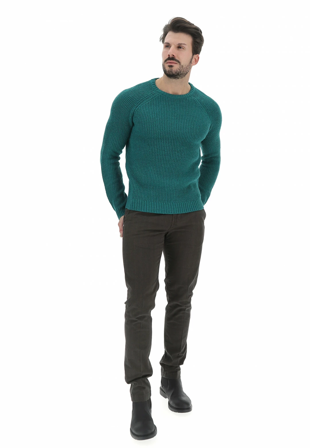 Maglione Girocollo Age In Tinta Unita Misto Lana 11 Maglione Girocollo Age In Tinta Unita Misto Lana - immagine 9