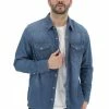 Camicia In Denim Wrangler Uomo Regular Fit -Lacoste shop 242a02323f54f3f5161e2b481e8a6dd2