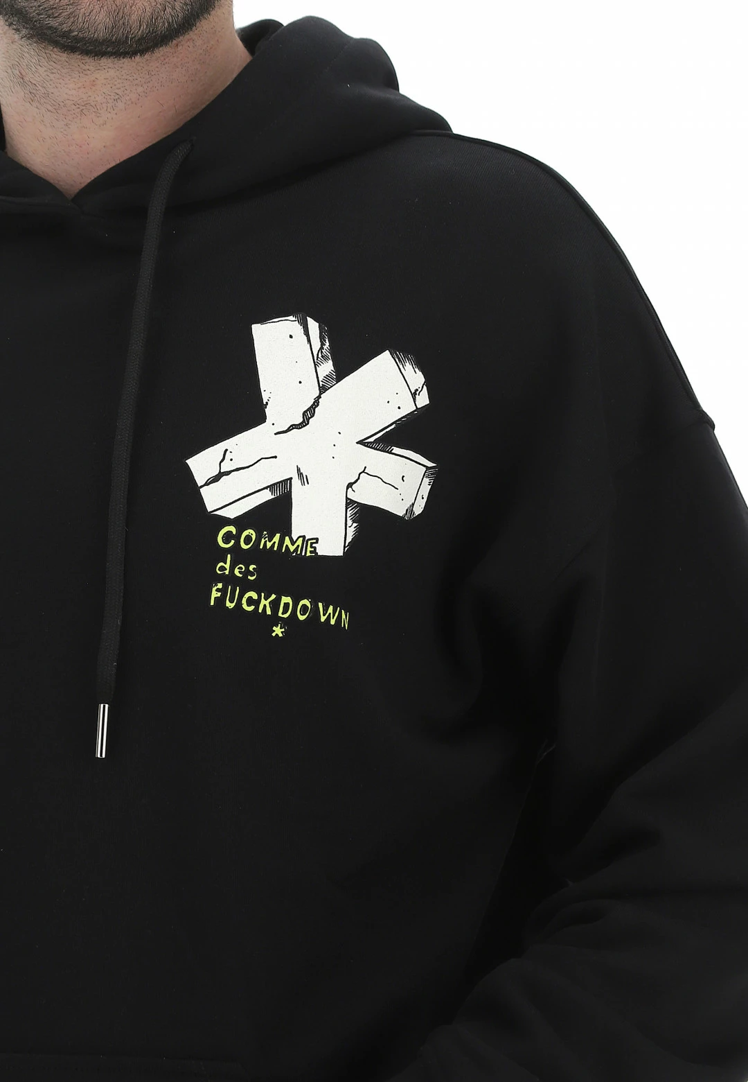 Felpa Con Cappuccio Comme Des Fuckdown Cdfu2370 6 Felpa Con Cappuccio Comme Des Fuckdown Cdfu2370 - immagine 4