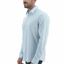 Camicia Slim Fit Calvin Klein In Microfantasia -Lacoste shop 25e84f7b7a61455f172a3213f7b73008