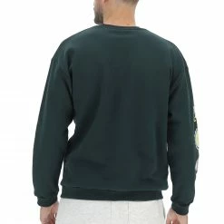 Felpa Girocollo Age In Cotone Felpato Made In Italy Con Stampe Sulla Manica E Patch Applicate Sul Petto -Lacoste shop 28953b79002b2dd8a0ba9de2c13fd58c