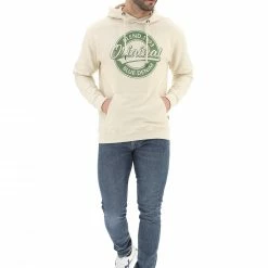 Felpa Con Cappuccio Blend Uomo Con Logo Circolare Centrale In Cotone Garzato -Lacoste shop 295b0f90b1f2b60ab53396d927cd06cf