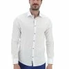 EKS Camicia Tinta Unita Stretch Toppe A Contrasto èks -Lacoste shop 2b0d94b909b4975e96bb78258b1c8e1f