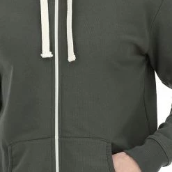 Felpa Con Zip Garzata Age Cappuccio Tinta Unita -Lacoste shop 2d04eb829c8ed389109029ffc8684615