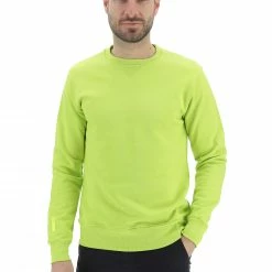 EKS Felpa In Cotone Girocollo Con Dettaglio Fluo èks Uomo