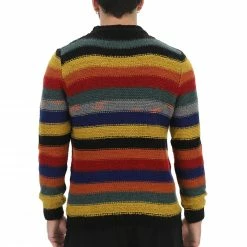 Maglione Girocollo Gianni Lupo Multicolor Ad Intarsi -Lacoste shop 2dfaa097916e7822f8ebcd4f717ee529