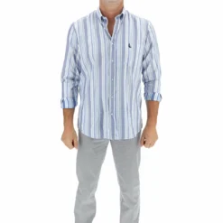 Camicia Righe Contrasto Rotte Mediterranee -Lacoste shop 2e1cdf3468147362145ab3074c38496f