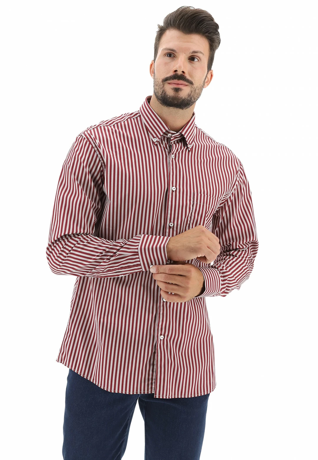 Camicia Rotte Mediterranee Righe Bicolore R2103 8 Camicia Rotte Mediterranee Righe Bicolore R2103 - immagine 6
