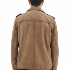 Giubbotto In Pelle Taglio Chiodo Milestone Uomo -Lacoste shop 2f11fe1bcf105aec4428d99b062068ba