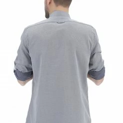 EKS Camicai Uomo èks Botton Up In Tessuto Operato -Lacoste shop 3122aabdd9b3365e68c4848e2d7c9fc7