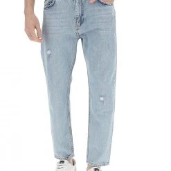 Pont Denim Jeans Pont Cropped Fit Mod. Yellowstone Lavaggio Chiaro