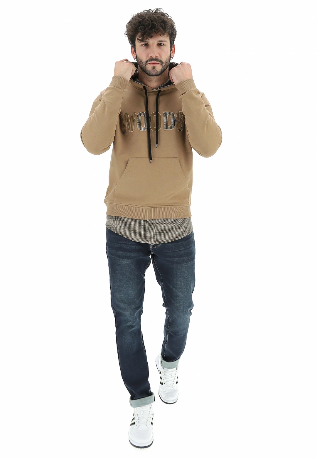 8.9 OTTOPUNTONOVE Felpa Con Cappuccio Scritta Ricami E Tessuti 7 8.9 OTTOPUNTONOVE Felpa Con Cappuccio Scritta Ricami E Tessuti - immagine 5