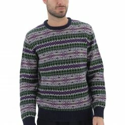 EKS Girocollo Fantasia Colorata èks Uomo