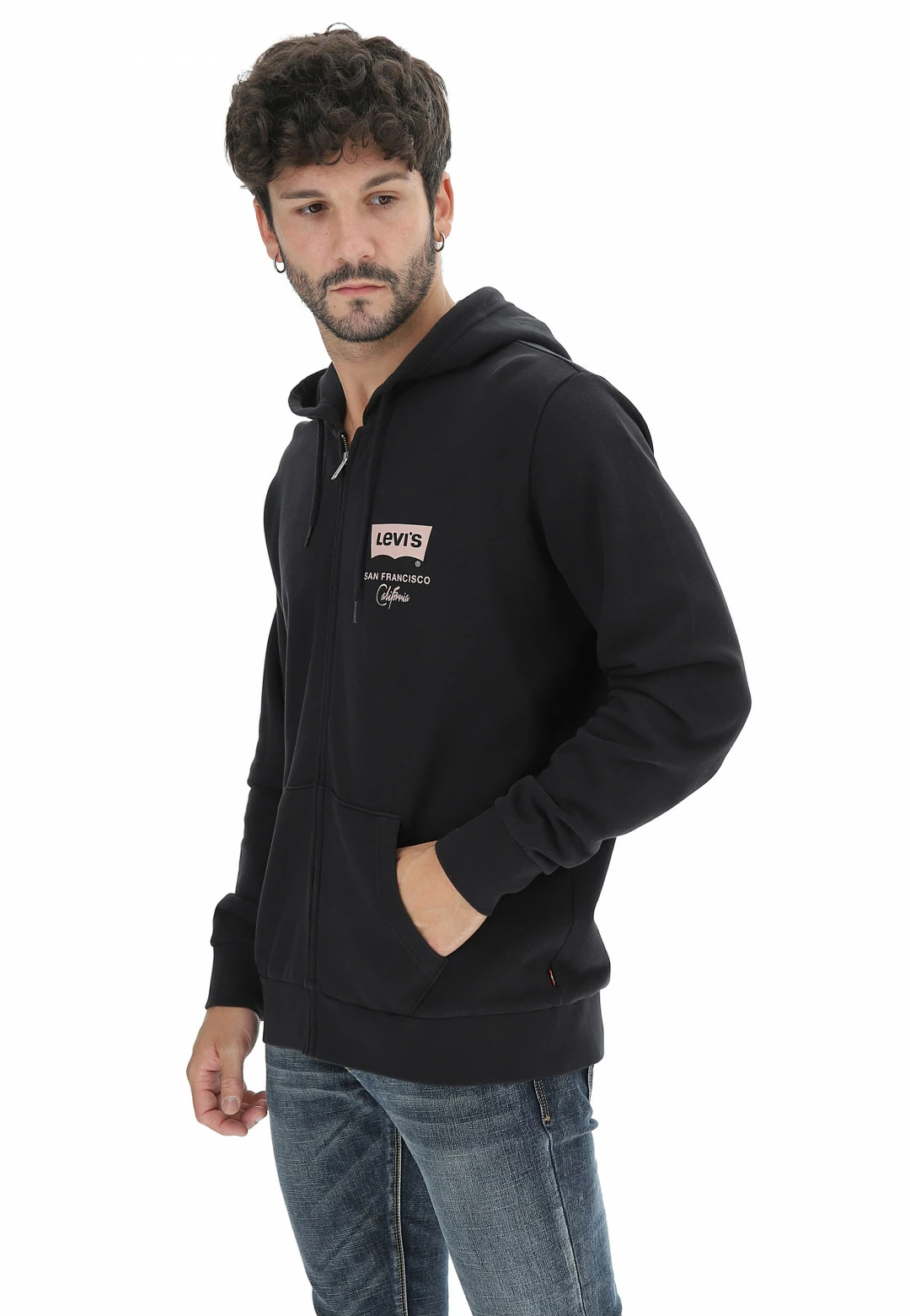 Felpa Full Zip Con Cappuccio Levi's Art. 388200021 3 Felpa Full Zip Con Cappuccio Levi's Art. 388200021
