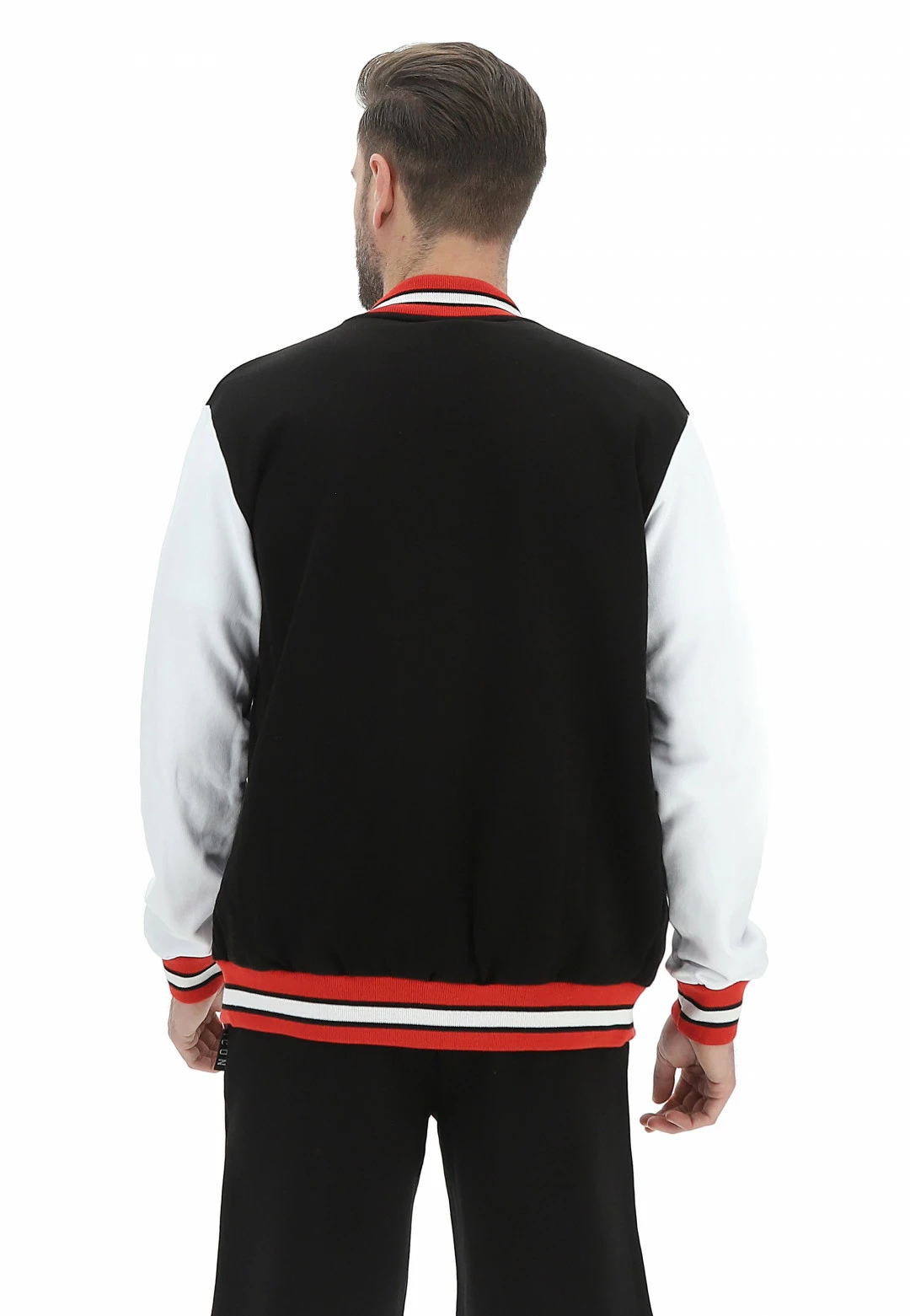 Giacca College Icon Uomo Tricolor Con Logo Centrale Made In Italy 5 Giacca College Icon Uomo Tricolor Con Logo Centrale Made In Italy - immagine 3