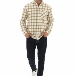 Camicia A Quadri Blend Felpata In Cotone -Lacoste shop 32f84bf6051b01e2253ff5c5353fd421