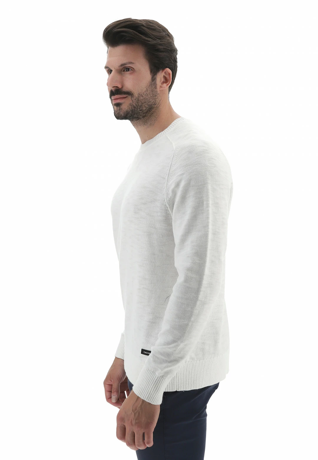 Maglioncino Girocollo Calvin Klein In Cotone 4 Maglioncino Girocollo Calvin Klein In Cotone - immagine 2