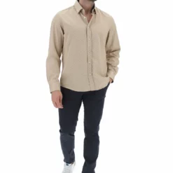 EKS Camicia Stretch Lavorata In Fantasia èks Uomo -Lacoste shop 34972f5d79e4a612d3efeb87c61e6837