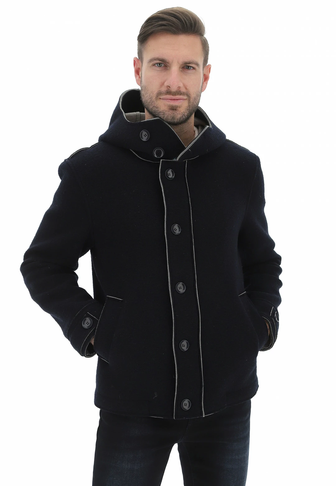 Smiling London Giubbino Neoprene Con Cappuccio Aff Uomo 10 Smiling London Giubbino Neoprene Con Cappuccio Aff Uomo - immagine 8