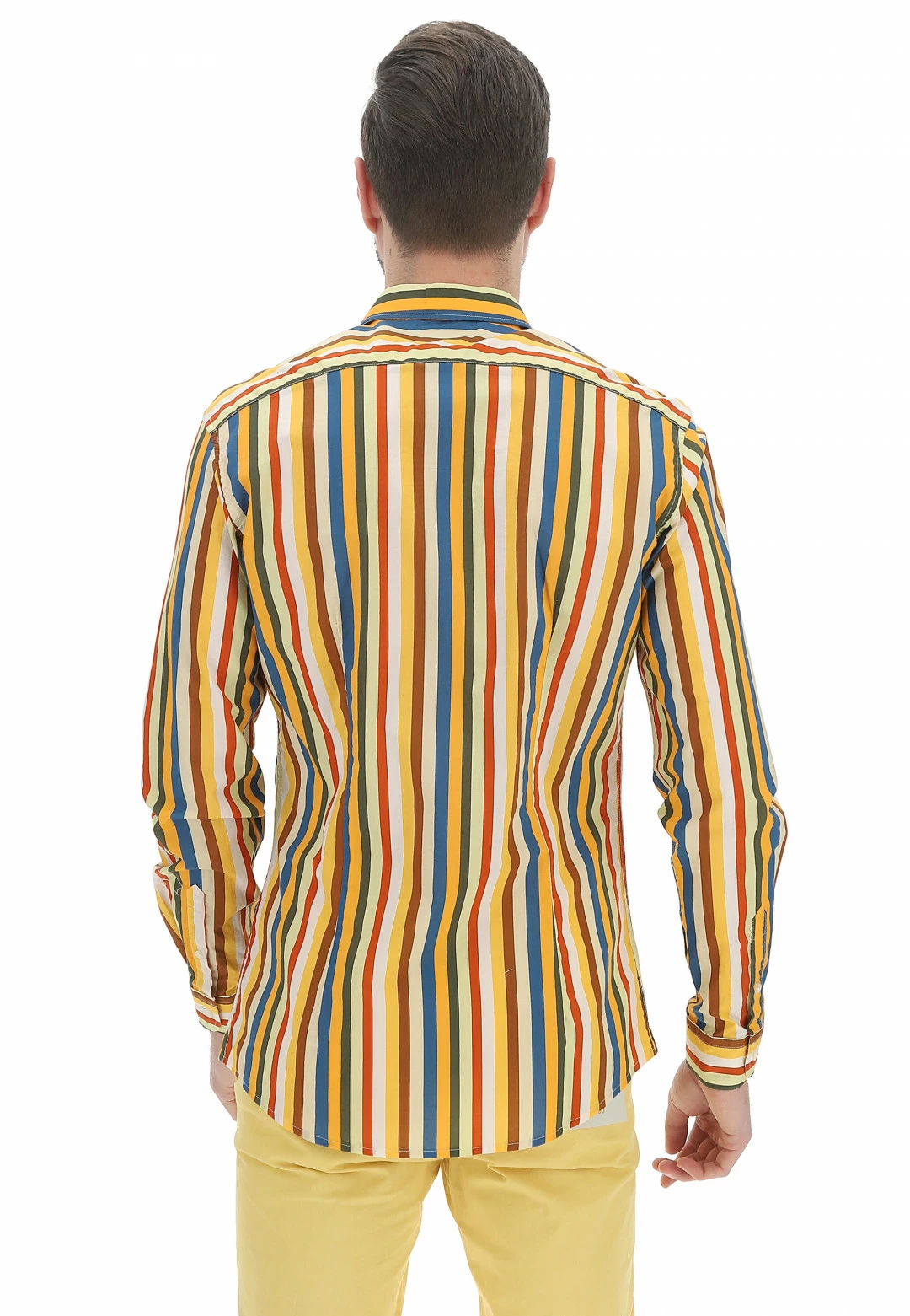 Gaudi Camicia Gaudì In Fantasia Righe Colorate 5 Gaudi Camicia Gaudì In Fantasia Righe Colorate - immagine 3