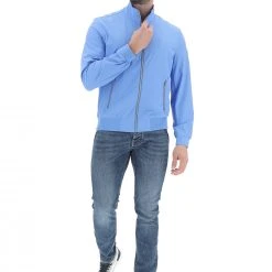 Gaudi Giacca Gaudì Taglio Bomber In Tessuto Elasticizzato Con Tasche E Zip E Patch A Contrasto -Lacoste shop 3856be9ebb2693dc80318194f5f6d57c