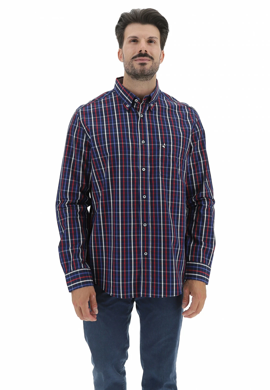 Camiciain Cotone Navigare Uomo Con Taschino E Fantasia 3 Camiciain Cotone Navigare Uomo Con Taschino E Fantasia