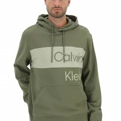 Calvin Klein Jeans Felpa Garzata Calvin Klein J30j321541 Con Cappuccio E Logo A Contrasto -Lacoste shop 38fe11a3545846c3f872284008f3a149