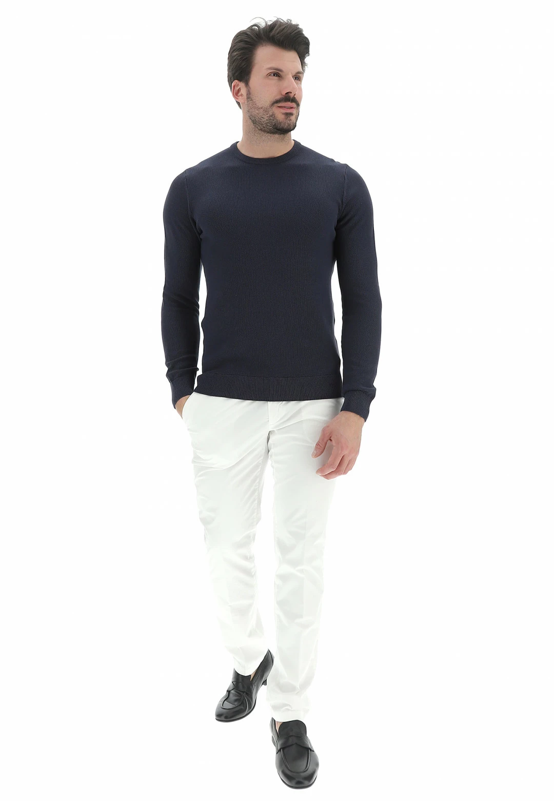 Girocollo Tupertu In Cotone Punto Riso Uomo 6 Girocollo Tupertu In Cotone Punto Riso Uomo - immagine 4