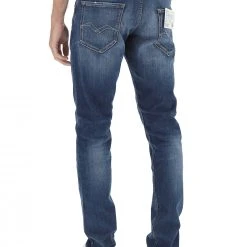 Jeans Uomo Replay Mod. Myckym Stretch Slim Tapered Fit -Lacoste shop 3c3957f8aee97416c91b4451985f1466