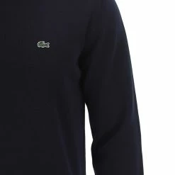 Maglioncino Girocollo Lacoste Uomo Tinta Unita Con Logo A Contrasto Sul Petto 35 Maglioncino Girocollo Lacoste Uomo Tinta Unita Con Logo A Contrasto Sul Petto -Lacoste shop 3d243e734ad813e77a0bacb3fb4f8456