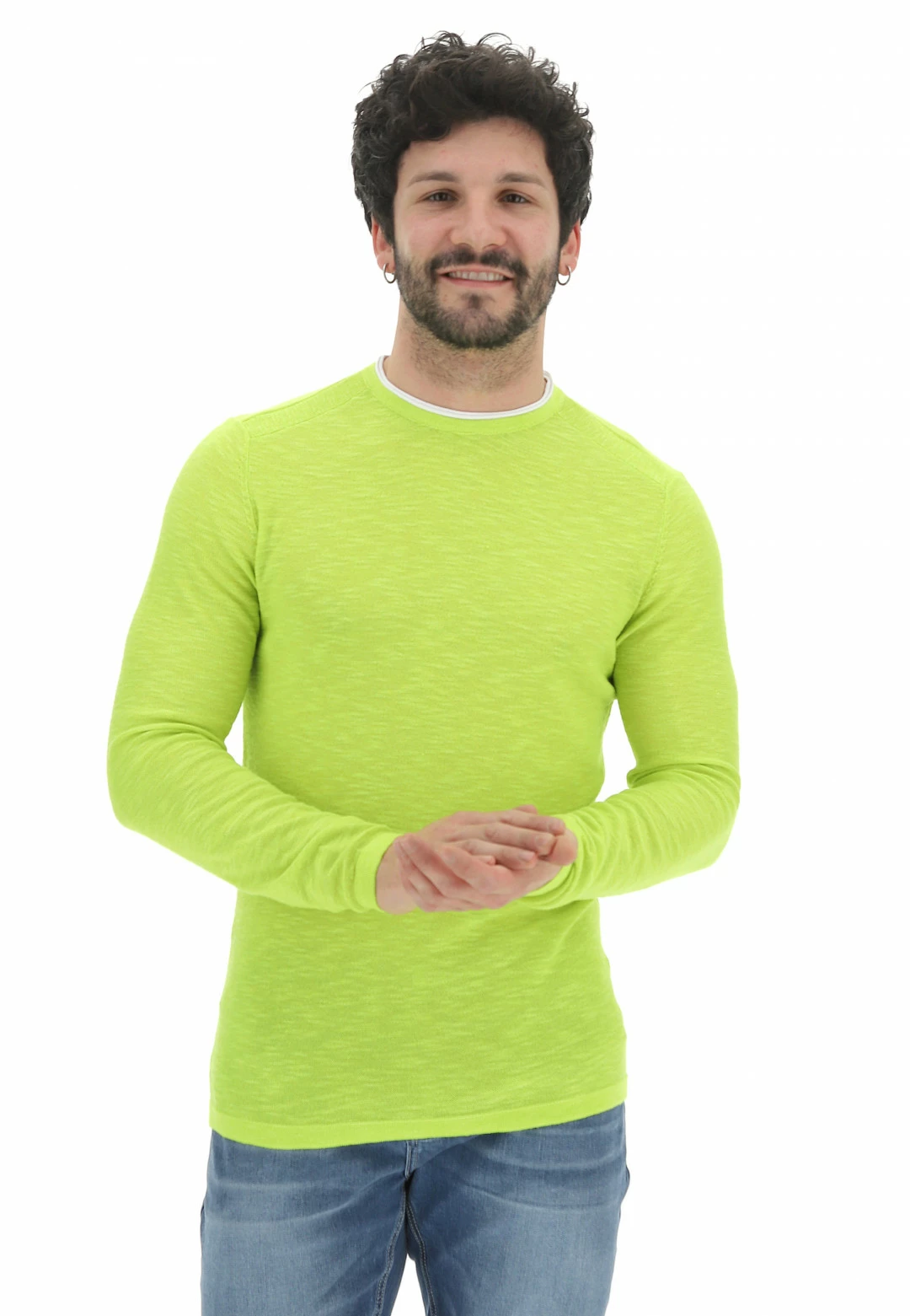 Maglioncino Girocollo Age Con Finta T-shirt Uomo 3 Maglioncino Girocollo Age Con Finta T-shirt Uomo