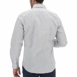 EKS Camicia Stretch Fantasia All Over Uomo èks -Lacoste shop 3e6762c0dfd76666153f24b6a6df2f59