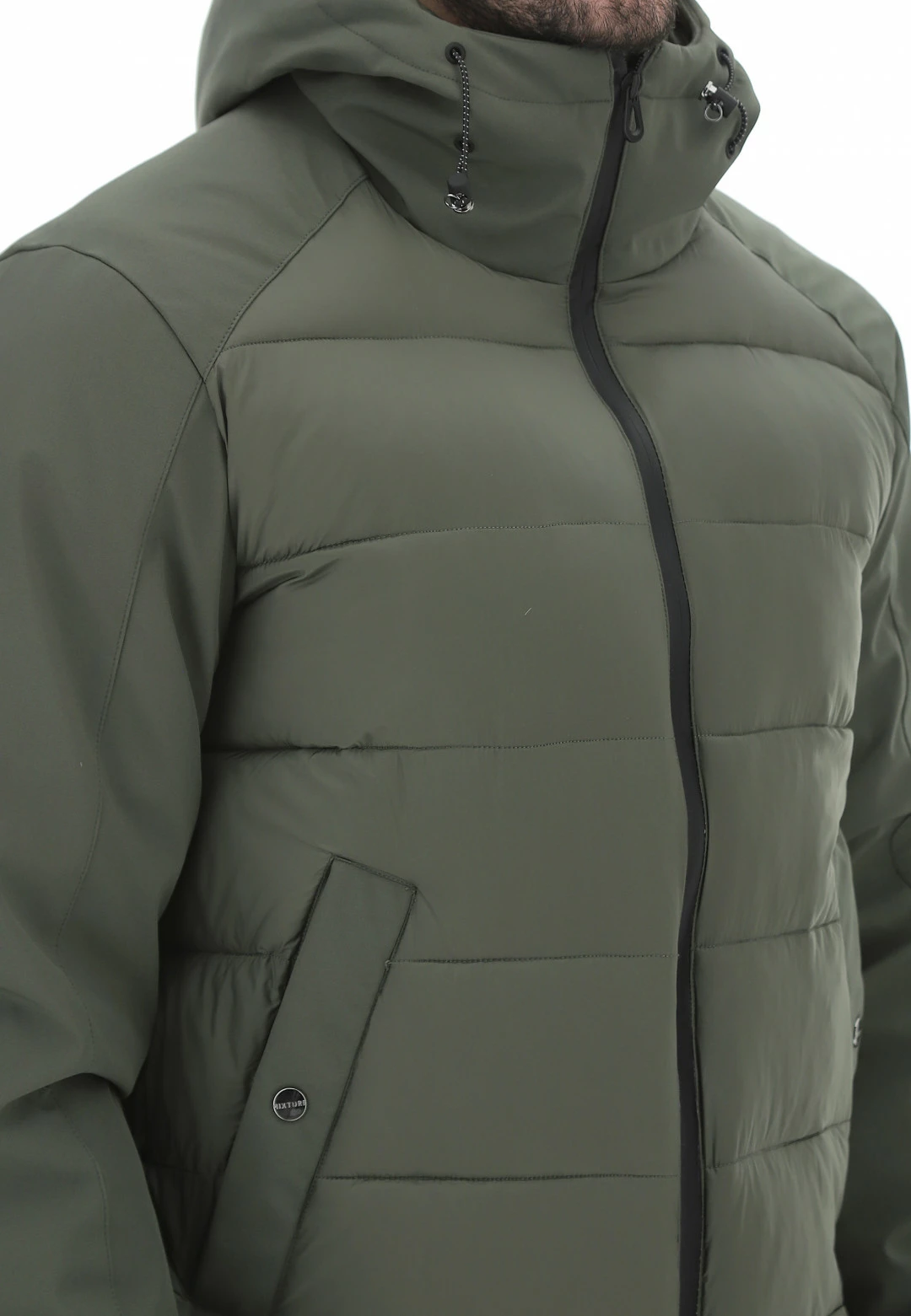 Giubbotto Corto Con Cappuccio Mixture Uomo 8 Giubbotto Corto Con Cappuccio Mixture Uomo - immagine 6