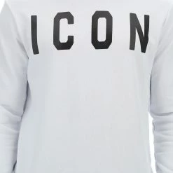 Felpa Girocollo Icon Uomo In Cotone Con Logo Grande Stampato -Lacoste shop 4008a9f446adf4091c3d79b4703147f3