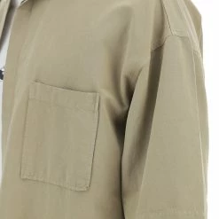 Camicia Over Catch Uomo Effetto Lino Con Manica Scesa E Taschino -Lacoste shop 41a396b30d5a1372221b2bacbe3d810c